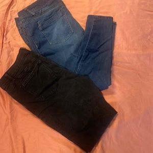 2 pair of jeans